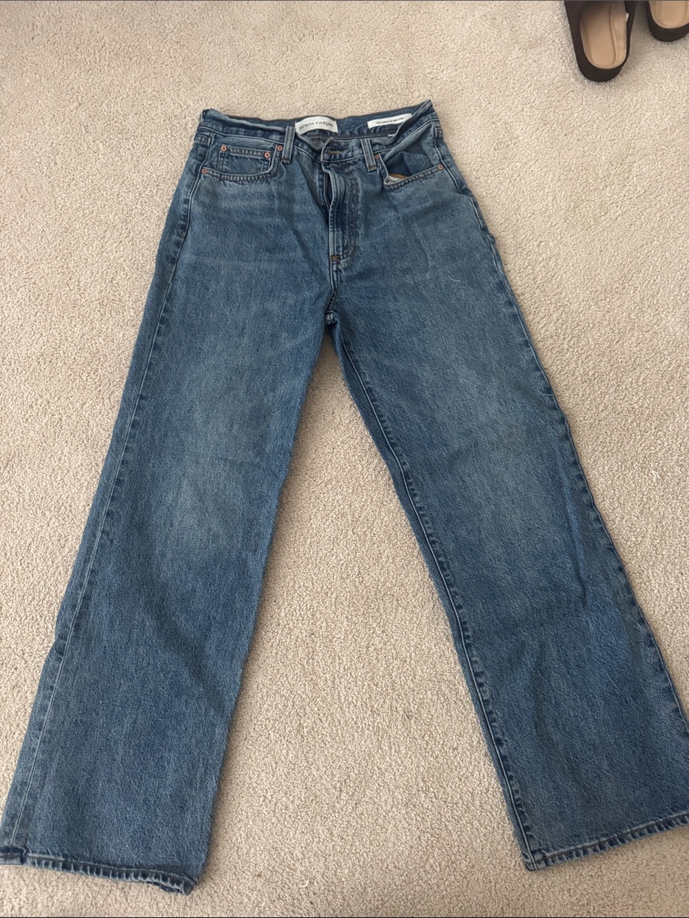 Denim Forum Farrah hi rise wide